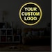 Custom LED Logo Sign / Light up Custom Logo Metal Sign / Choose Your ...