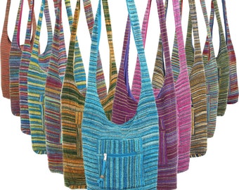 Bolso Hippie Chenilla De Algodón Suave