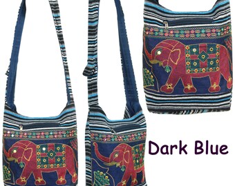 Sac à bandoulière vintage motifs éléphant - Esprit Éléphant