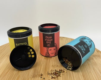 Sprinkler lid for Just Spices spice jars - three sizes - shaker lid / shaker insert / spices / not suitable for Ankerkraut