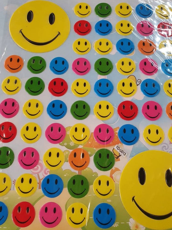 Buy Stickers High Quality Smiles 3D Stickers For kids Art & Craft –