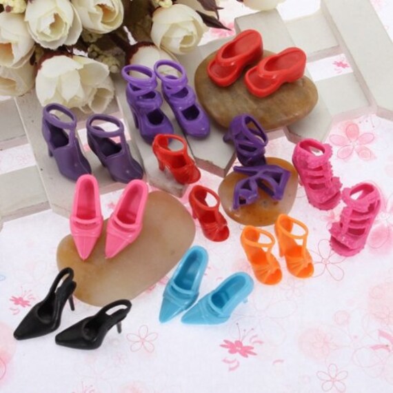 Toys & Games Mixed Selection 10x Dolls Shoes Heels Made for Standard