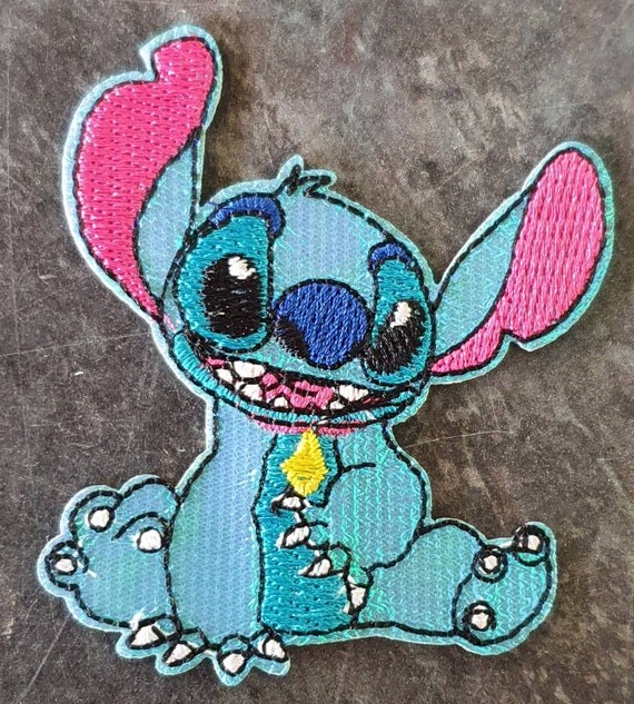 1x Kids Lilo & Stitch Iron on or Sew on DIY Patch for Clothes T-shirts  Embroidery 