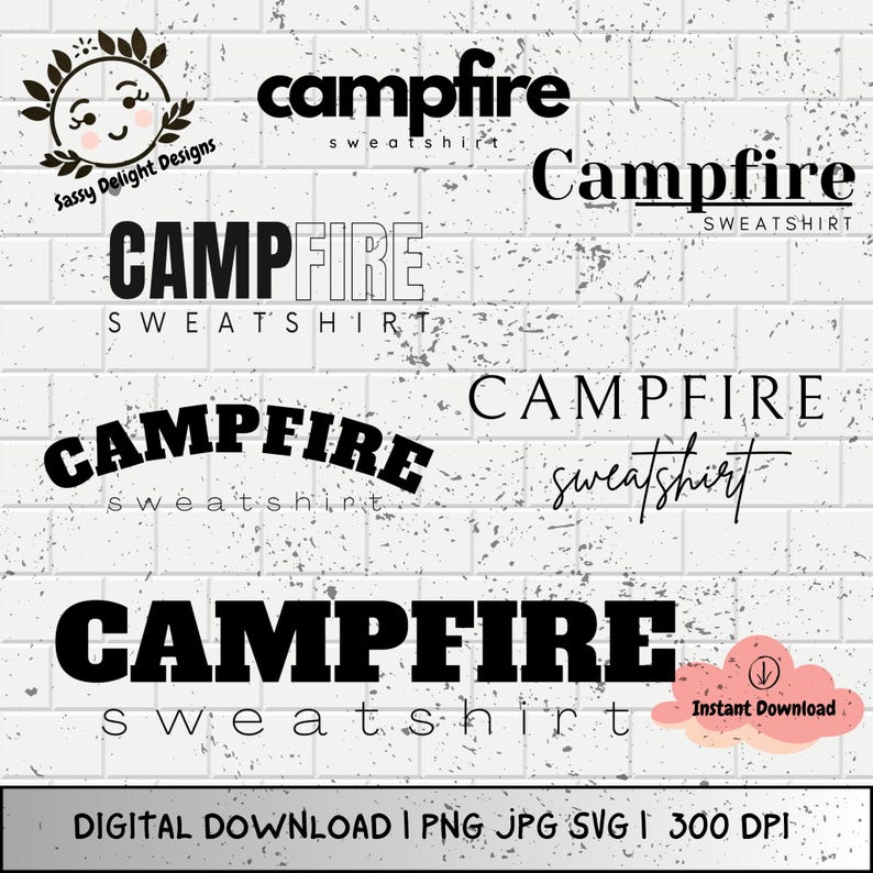 Campfire Sweatshirt Designs