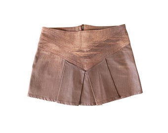Vintage Just  Cavalli brown jean mini skirt Y2K 2000S