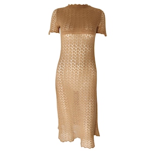 Blumarine vintage knitted wool long dress  FW1997