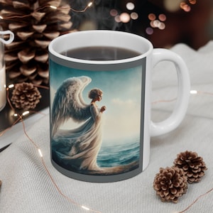 Kubek Anioł - Kubek ceramiczny 11oz - Prezent Anioła zdjęcie 1