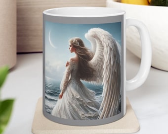 Taza de ángel - Taza de cerámica de 325 ml - Regalo de ángel