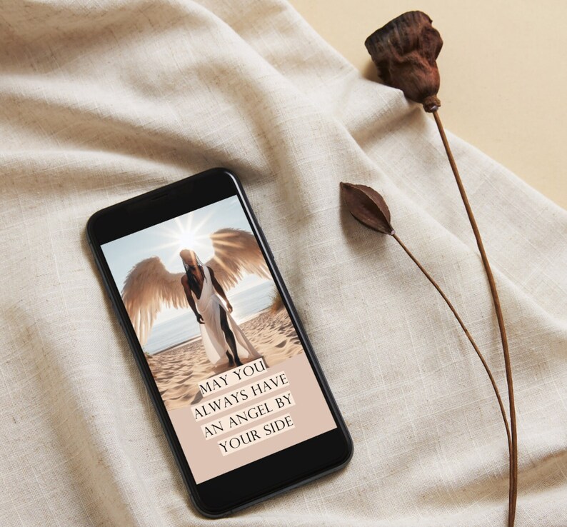 Angel iPhone Wallpaper Digital Download Aesthetic Phone Background