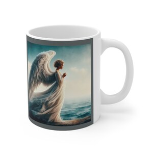 Kubek Anioł - Kubek ceramiczny 11oz - Prezent Anioła zdjęcie 2