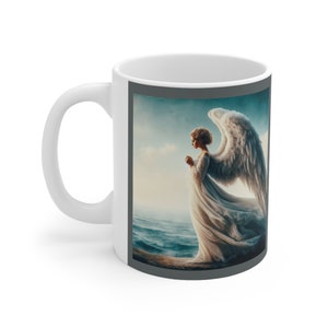 Kubek Anioł - Kubek ceramiczny 11oz - Prezent Anioła zdjęcie 3