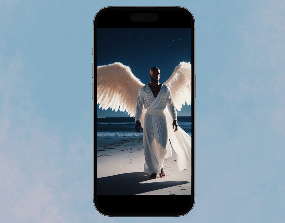 Angel iPhone Wallpaper Digital Download Aesthetic Phone Background