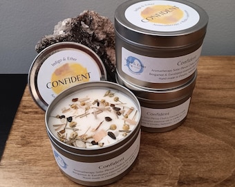 Aromatherapy Intention Candle - Confident/Solar Plexus Chakra