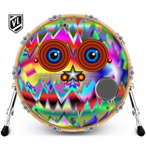 Custom Bass Drum Head with 4&quot; Port Ring - Youser