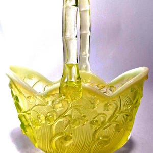 Fenton Lily of Valley Basket - Etsy