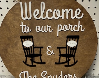 Personalized rocking chair Wood Sign, Personalized Family sign,Mother’s Day Gift,Personalized Gift,Grandparents day,Grandparents