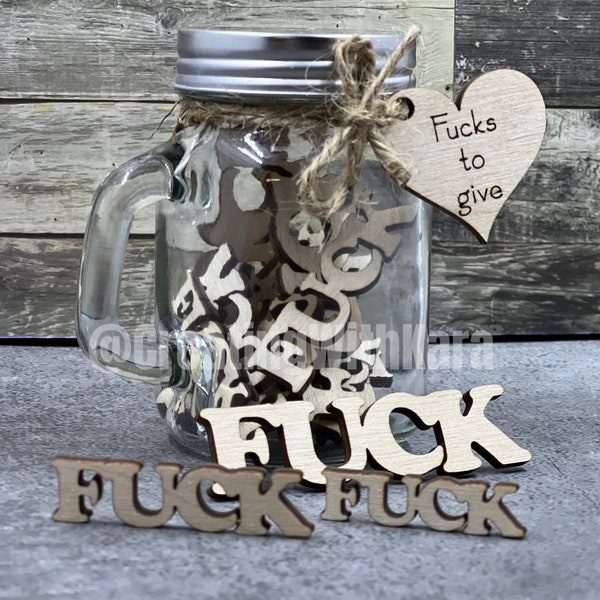 Fucks to give inappropriate gift, last fuck to give, give a fuck, Swear Word gift, Funny gift - Fuck jar, Curse Word, F*ck, fucks to give