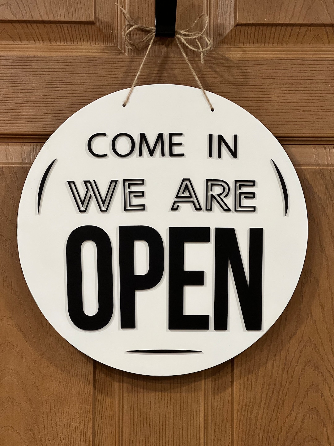 Double Sided Open / Closed Sign for Business Door, Open/closed ...