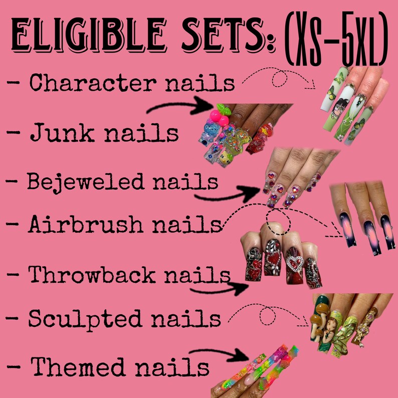 CUSTOM NAIL SETS Etsy