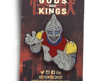 Kaiju Gods and Kings | Jet Jaguar Defense Edition | Soft Enamel Pin by Respect