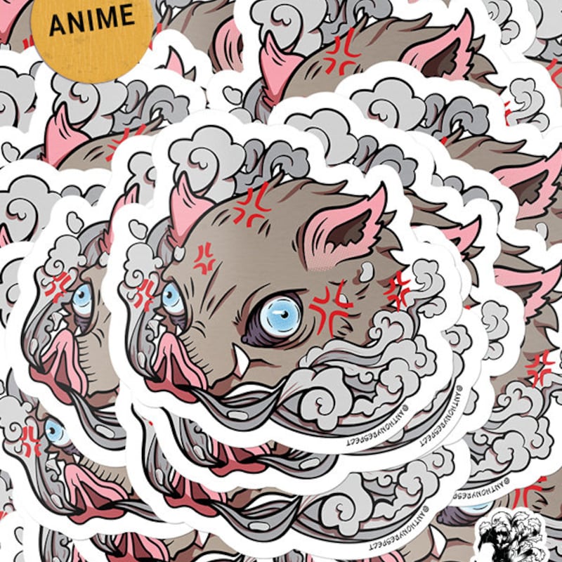 Demon Slayer Inosuke Boar Head - Etsy