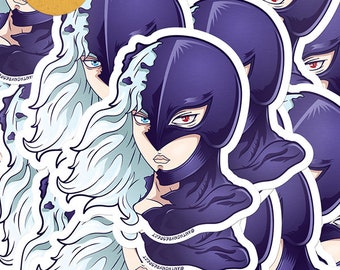 Dark Hawk Anführer Classic glänzende Vinyl Aufkleber, Wasserflasche, Laptop, Telefon Aufkleber von AntonyRefect