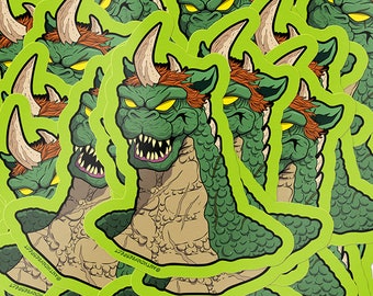 Gabara glänzender Vinylaufkleber, Wasserflasche, Laptop, Telefonaufkleber von PartyAnthonyRefect