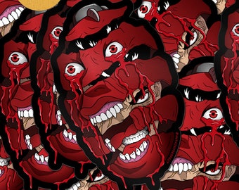 Guts Behelit Stuggler Glänzender Vinyl Aufkleber, Wasserflasche, Laptop, Telefon Aufkleber von AntonyRefect