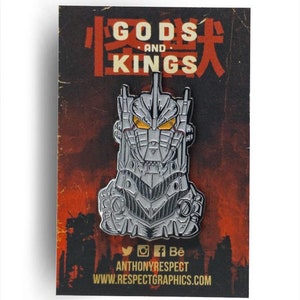 MechaGodzilla  Millennium Edition | Soft Enamel Pin by Respect