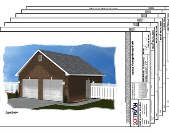 24 &#39;x 24 &#39;Garage Pläne-Ziegelstein-monolithische Platte-Wärmere Klimazonen