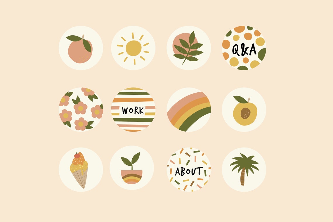 Plant Instagram Highlight Instagram Icon Modern Highlight Etsy