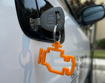 Check Engine Keychain Funny Gift Key Ring Gag Gift
