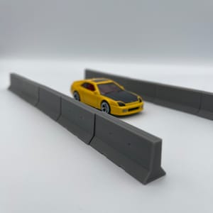 1/64 Scale Jersey Barriers Diecast Diorama Miniatures