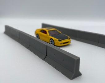 1/64 Scale Jersey Barriers Diecast Diorama Miniatures