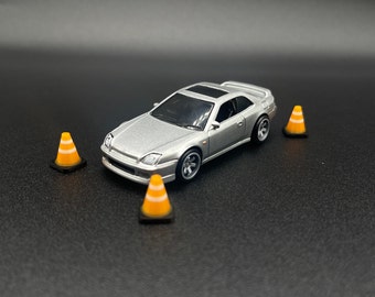 1/64 Scale Multi Color Traffic Cones Diecast Diorama