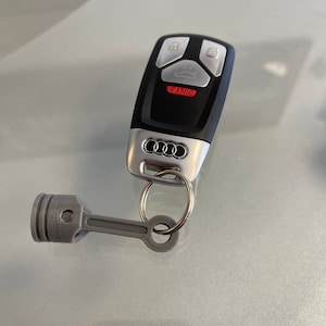 Llavero articulado de pistón, regalo para amantes de los coches, llavero, piezas de coche