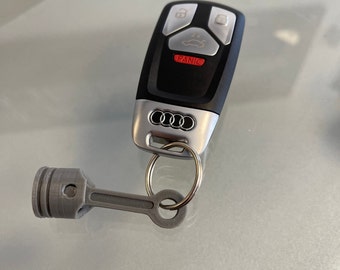 Piston Articulating Keychain Gift For Car Lover Key Ring Car Parts