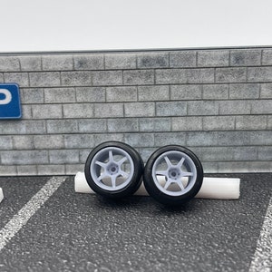 1/64 Scale SSR Type C Wheels For Diecast Wheel Swaps Customs