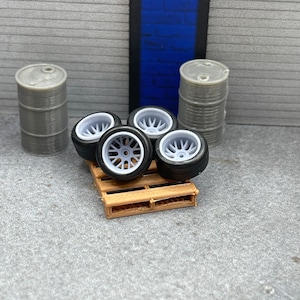 1/64 Scale BBS CH-R Wheels For Wheel Swaps Customs