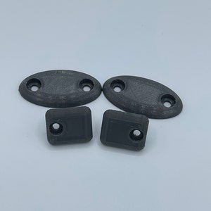 Honda Prelude 5th Gen Visor Delete Plate Set