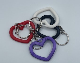Heart Tsurikawa Keychain JDM Key Ring Cute