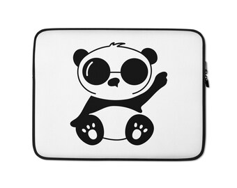 Pretty Cat Chinesered Panda Laptop Case 13 Inch Carrying Case with Strap Pretty Cat Chinesered Panda Laptop Case 13 Inch Carrying Case with Strap