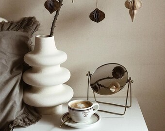 Vase Donut Vase Scandinavian Style - Etsy
