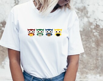 gufo in formato SVG, mago in formato SVG, camicia da mago - PDF, SVG, PNG download digitale istantaneo per il circuito
