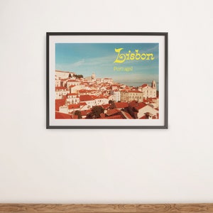 Lisbon Portugal Printable Wall Art- travel decor, wall art, travel poster, travel artwork, gift, vintage posters DIGITAL DOWNLOAD, PRINTABLE