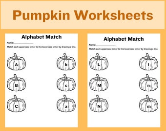 Pumpkin Worksheets,Fall Worksheets,Kindergarten Worksheets,Printable,Homeschool, Halloween,Worksheets,October Learning,Fall Activity,Lesson