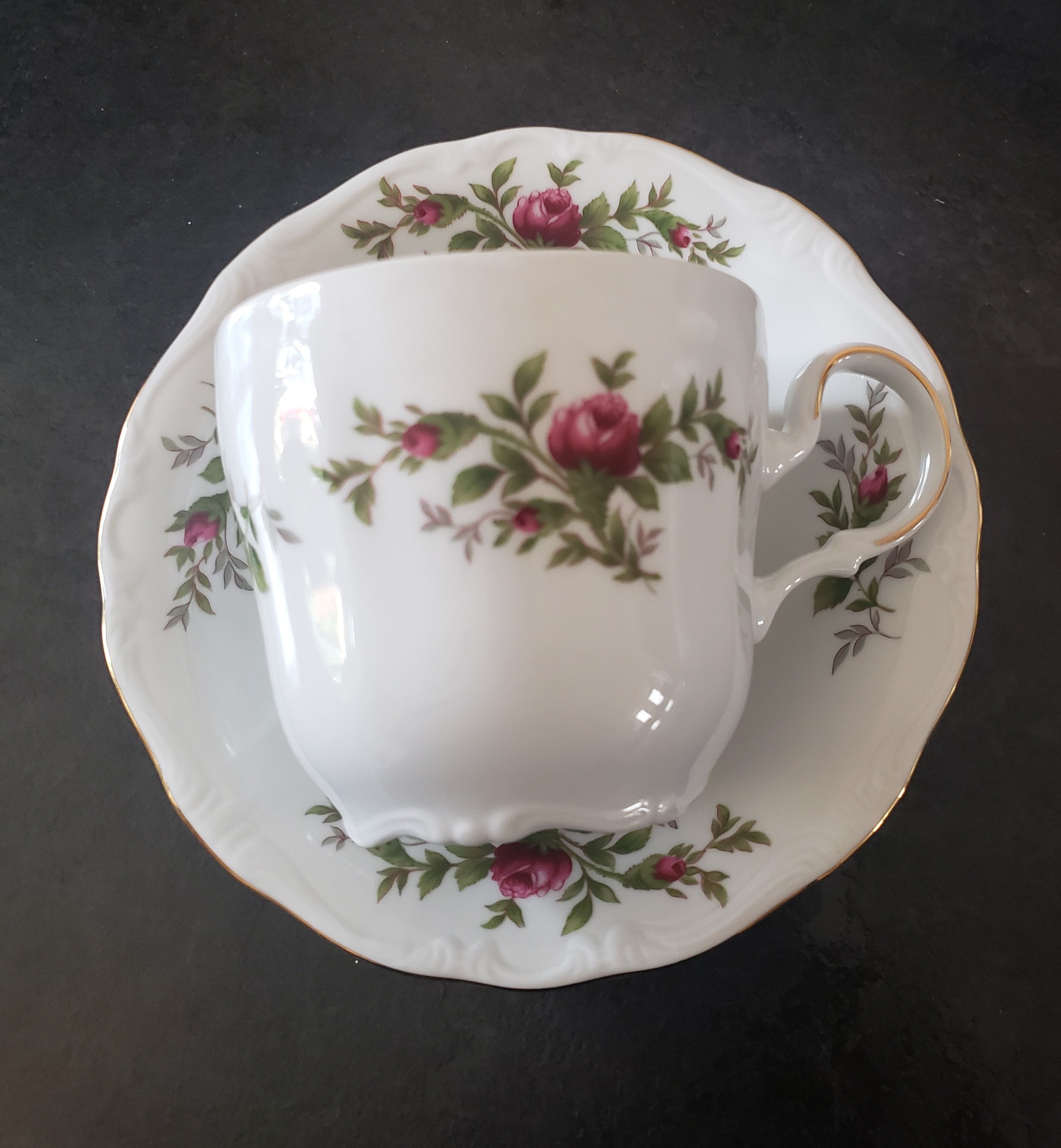 ナチュラルHaviland ローズセンティフォリア 19センチ 2枚 Haviland