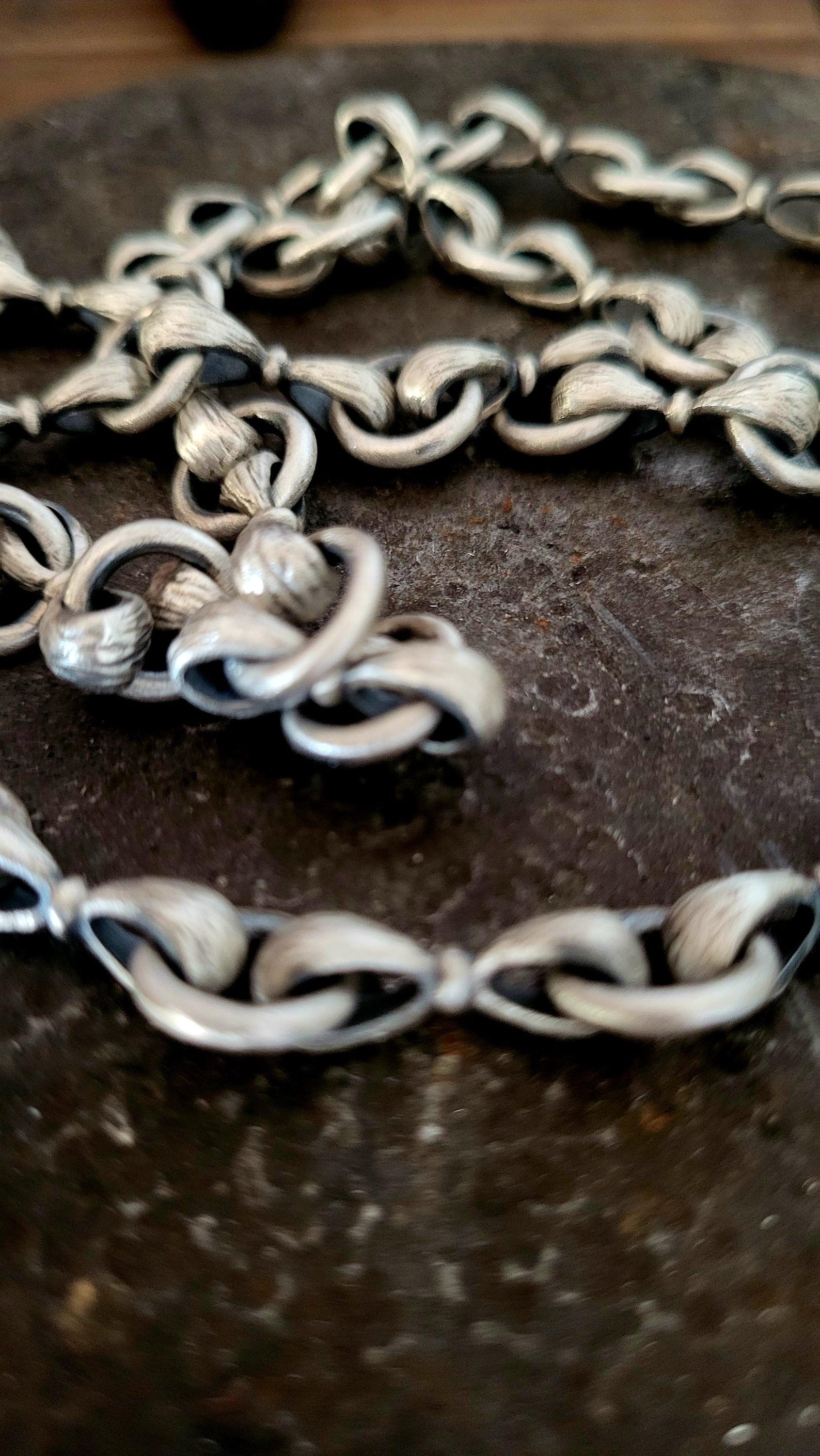 Handmade Sterling Silver Hellenistic Chain Necklace: Ancient Greek ...