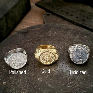 Domitianus Ancient Roman Emperor Ring: 925k Sterling Silver Replica ...