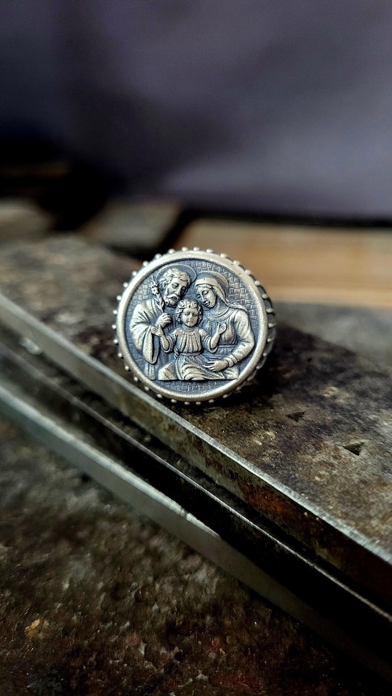 Gioielli Anello Della Famiglia Anello Della Sacra Famiglia In